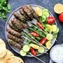 Beef Kebab <br>(لحمة بقر شقف) 